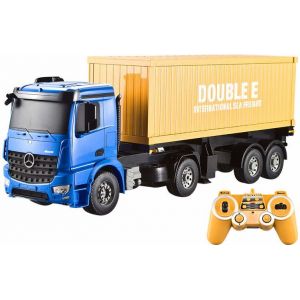 Радиоуправляемый контейнеровоз Double E Mercedes-Benz Arocs 1:20 2.4G - E564-003