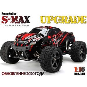 Радиоуправляемый монстр Remo Hobby SMAX UPGRADE 4WD RTR масштаб 1:16 2.4G - 