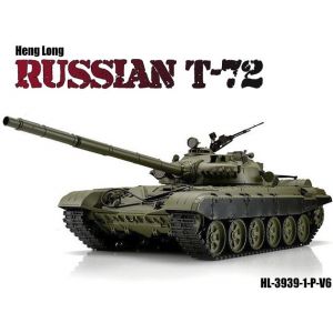 Радиоуправляемый танк Heng Long Russian T-72 1:16 (ИК+Пневмо) 2.4G - 3939-1 V6.0