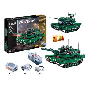 Р/У конструктор CaDA Technic танк / бронемашина 2 в 1 (1498 деталей) C61001W