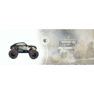 Радиоуправляемый монстр Himoto Crasher Brushless 4WD RTR масштаб 1/18 2.4G - E18MCL