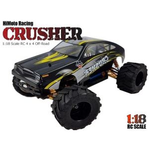 Радиоуправляемый монстр Himoto Crasher Brushless 4WD RTR масштаб 1/18 2.4G - E18MCL